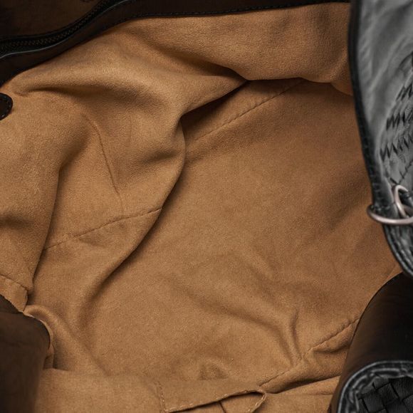 Bottega Veneta Tote Bag Intrecciato Lambskin Black Ladies Bag Brand [shipping - Picture 9 of 10
